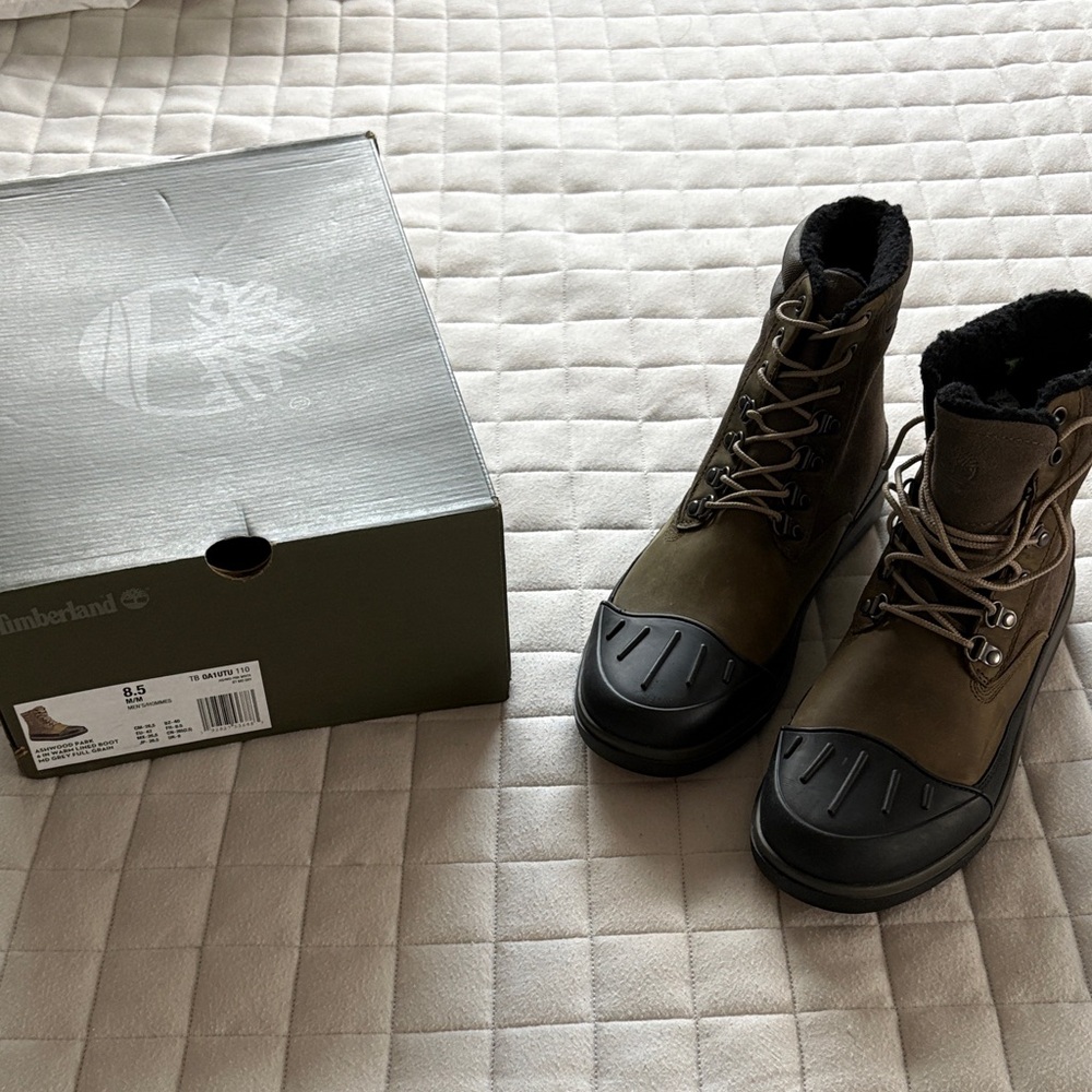 Timberland Men's Ashwood Park 6in Warm Lined Boot MD Grey Full Grey